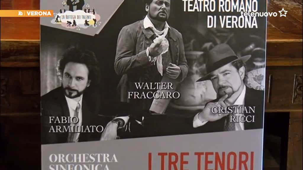 Tre tenori in concerto per aiutare le gemelle Caterina e Francesca